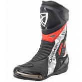 MUGENRACE BOT-MNR-2390 PHANTOM MOTOCICLETA BOTAS PRETAS VERMELHAS